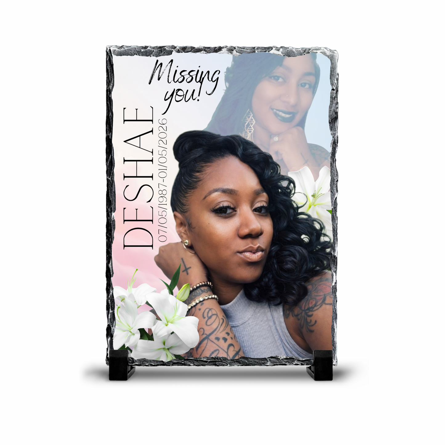 Custom Stone Plaque-Photo Print