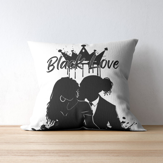 Black Love-Decorative Pillow