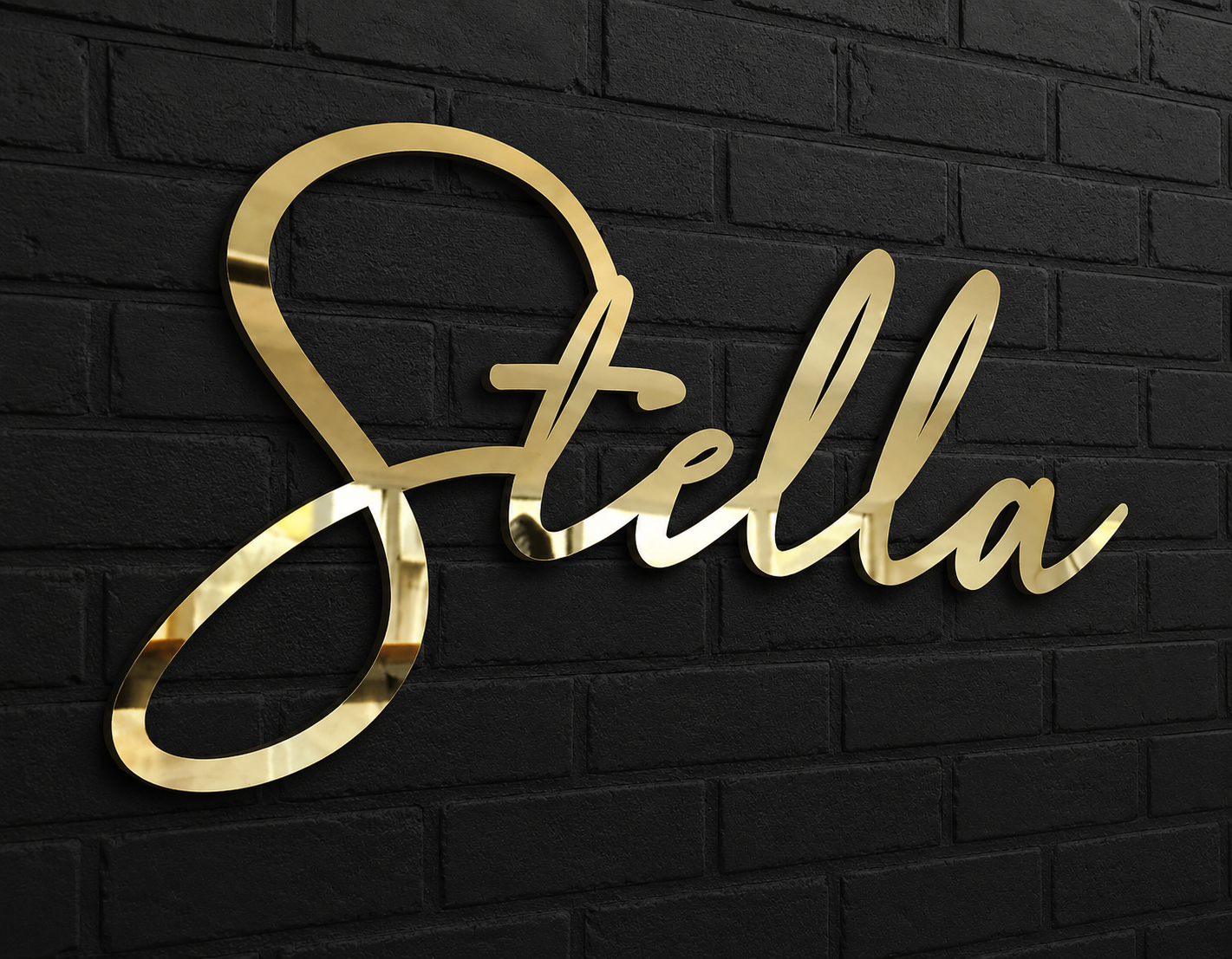 Custom Name Sign – Elegant Personalized Wall Décor
