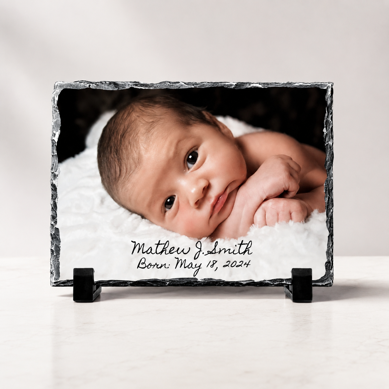 Custom Stone Plaque-Photo Print